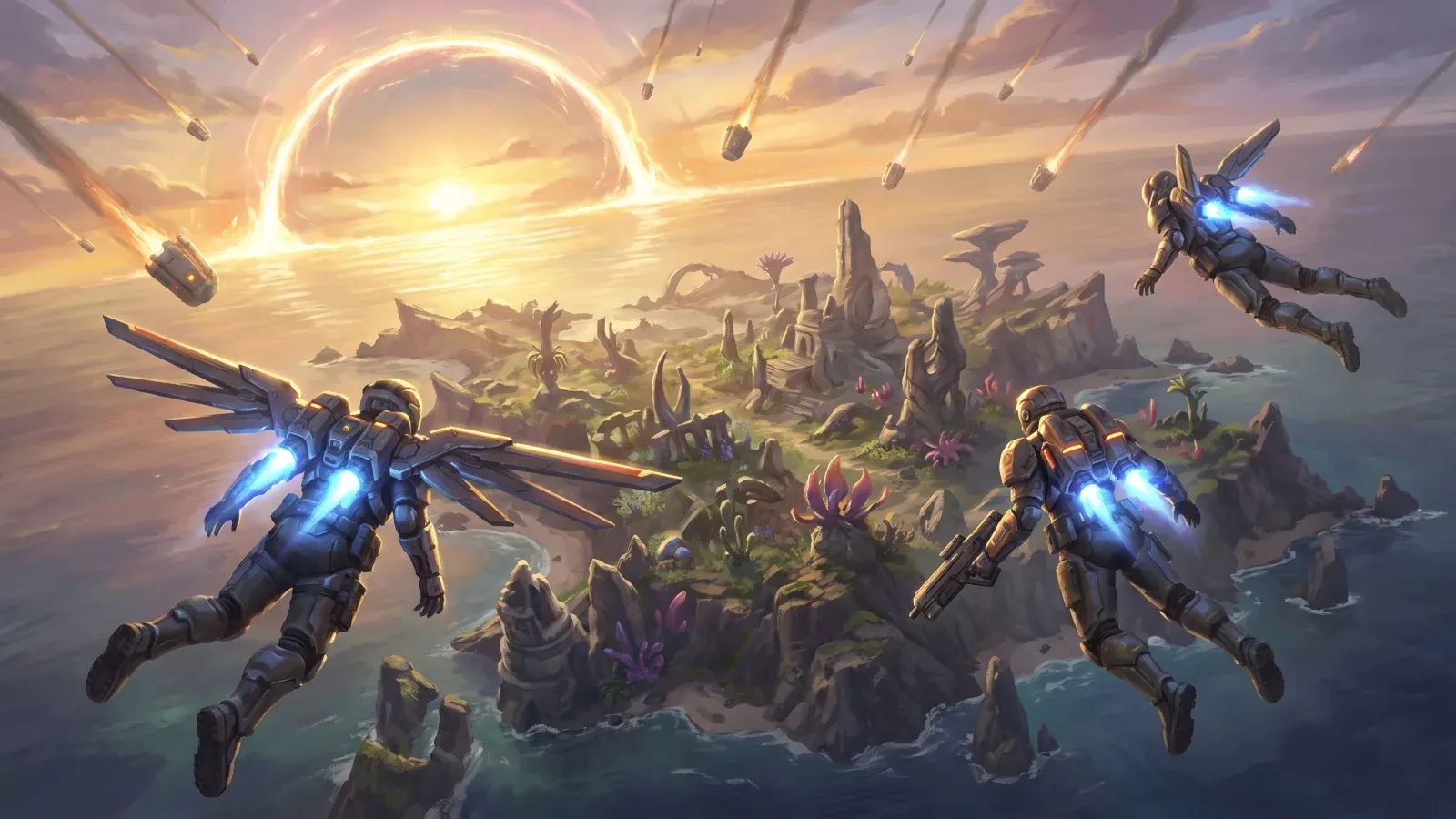 Illustrazione originale ispirata a Apex Legends